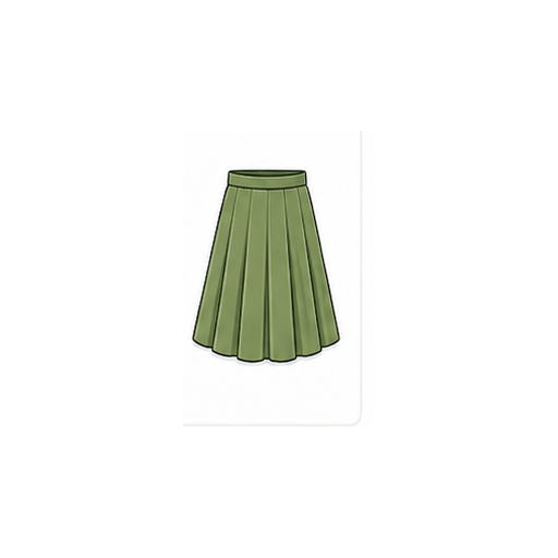 Skirt, Pleated